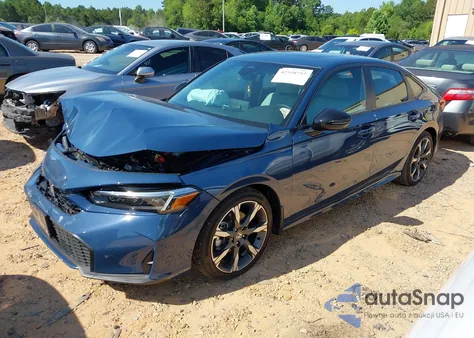 2025 Honda Civic Hybrid Sport/Sport Touring from USA, damaged, VIN 2HGFE4F86SH348076